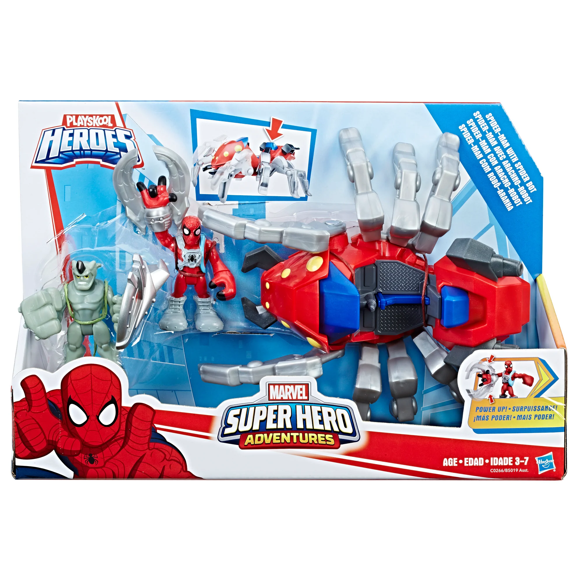 Playskool Heroes Marvel Superhero Adventures Spider-Man with Spider Bot