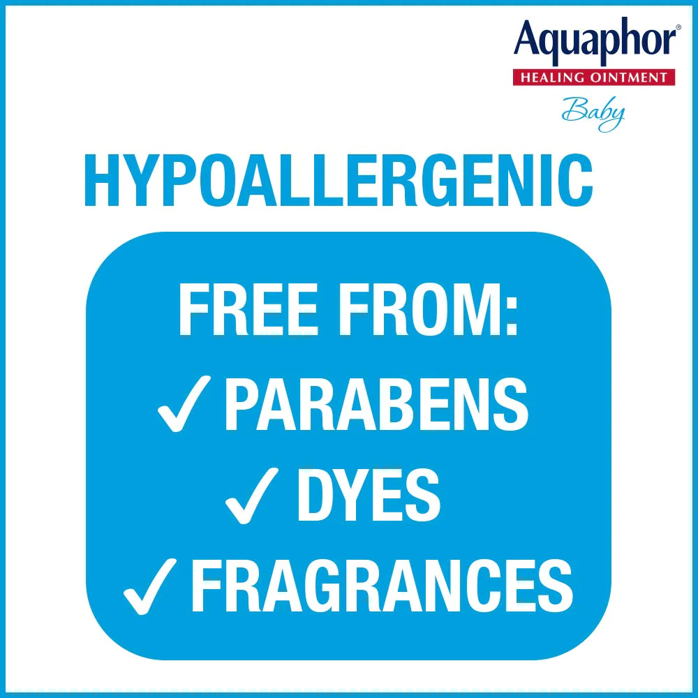 Aquaphor Baby Skin Care Set - Fragrance Free, Prevents, Soothes and Treats Diaper Rash - Includes 14 oz. Jar of Advanced Healing