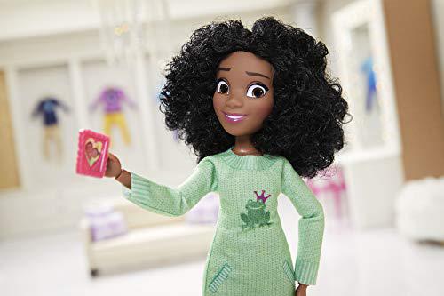 disney princess comfy squad tiana, ralph breaks the internet movie doll with comfy clothes and accessories