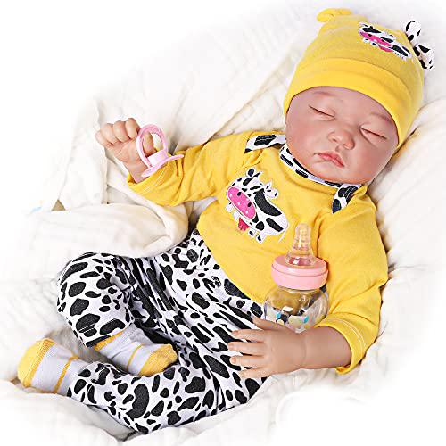 charex lifelike reborn baby dolls soft body 22 inch realistic newborn baby dolls real life baby dolls gifts/toys for collecti