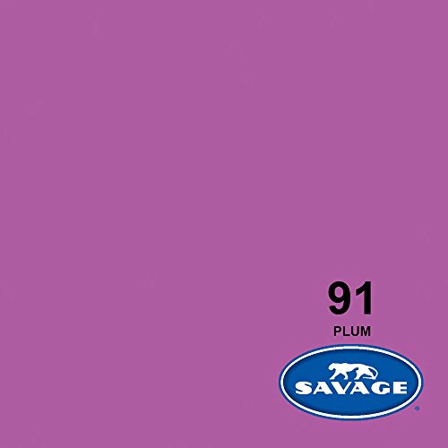 Savage Seamless Paper Photography Backdrop - #91 Plum (107 in x 36 ft) for YouTube Videos, Live Streaming, Interviews and Portra