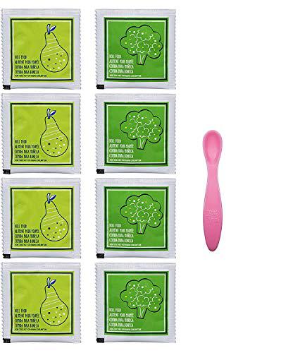 Mighty Mojo baby alive powdered doll food pack of three - includes 24 packs of food &a; 3 spoons - food for baby alive doll