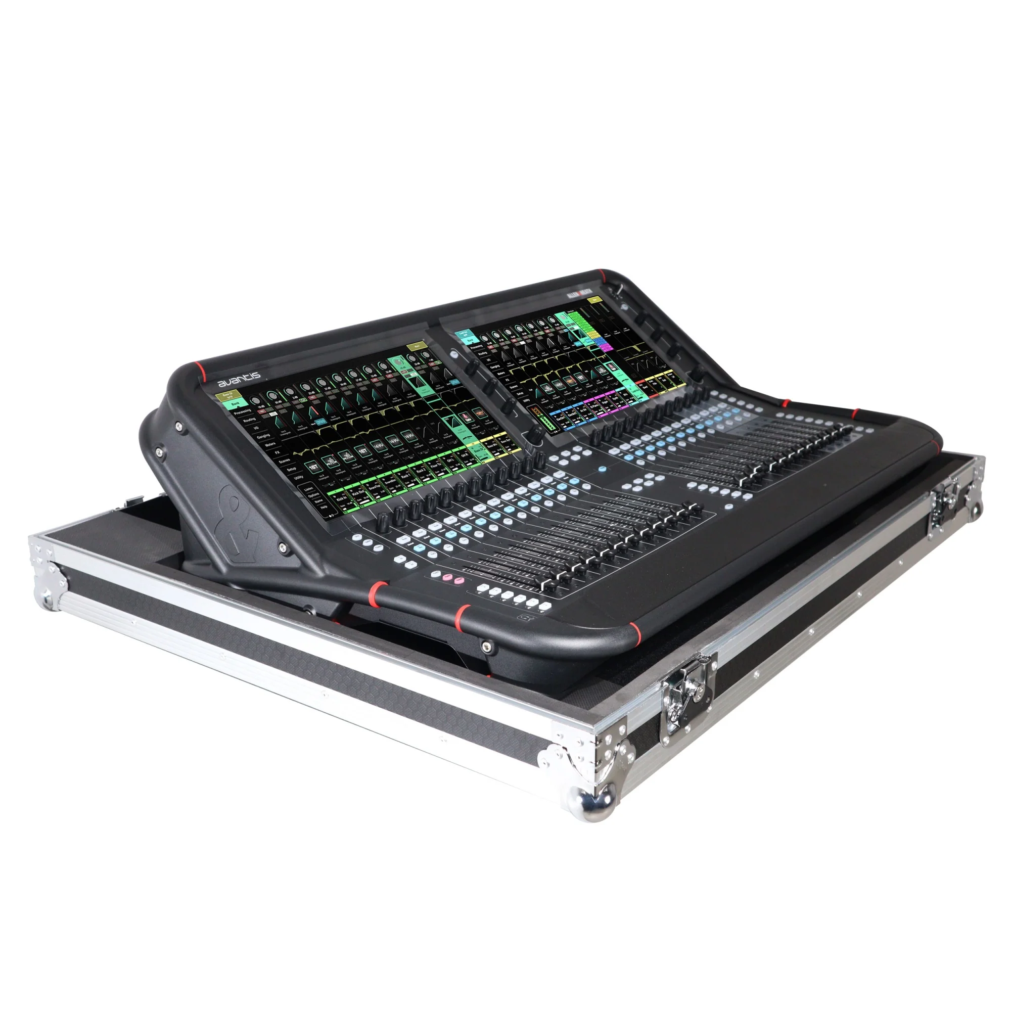 PROX Fits Allen &a; Heath AVANTIS  Digital Mixer Console Flight Case w Low Profile Wheels