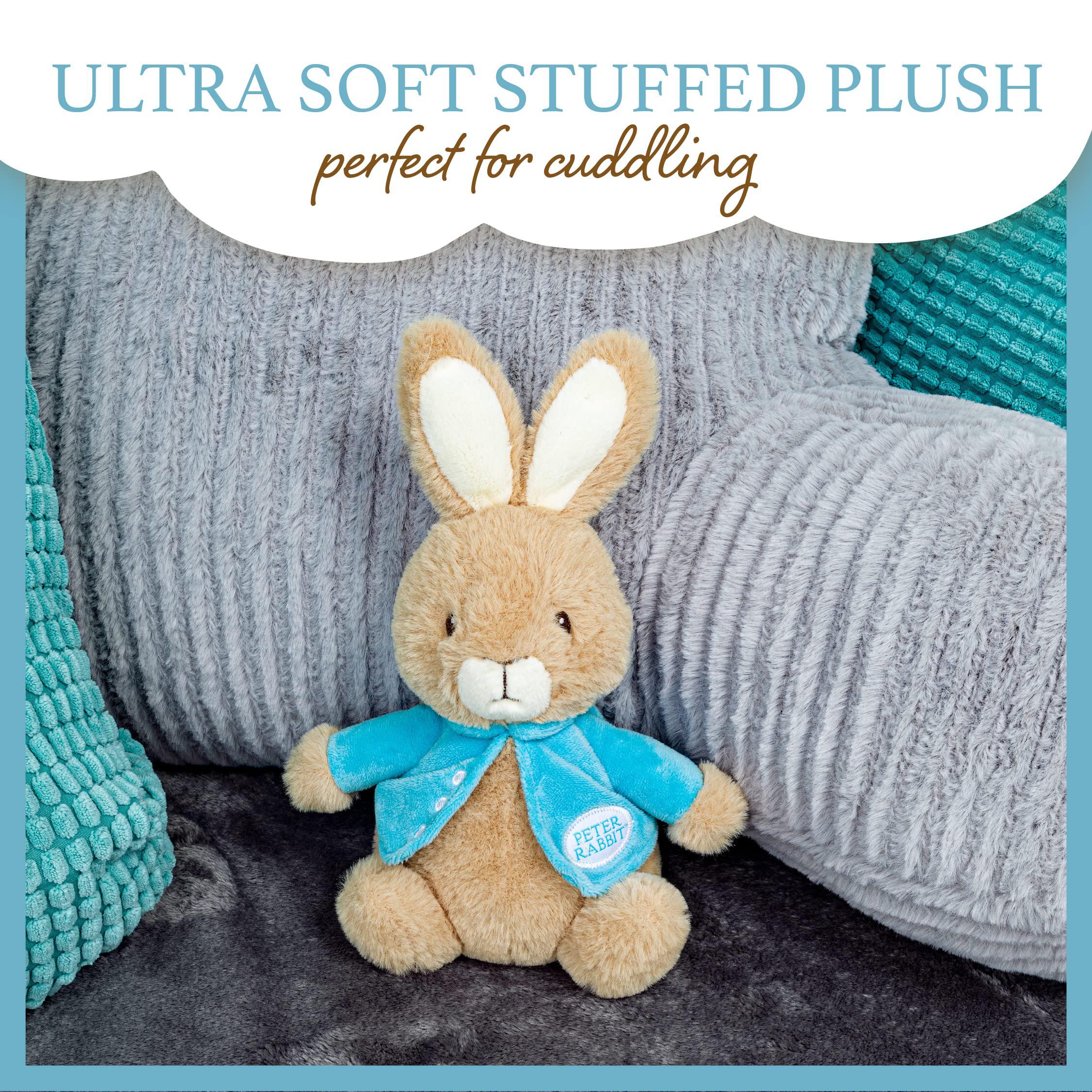 kids preferred peter rabbit stuffed animal plush bunny, 9.5 inches