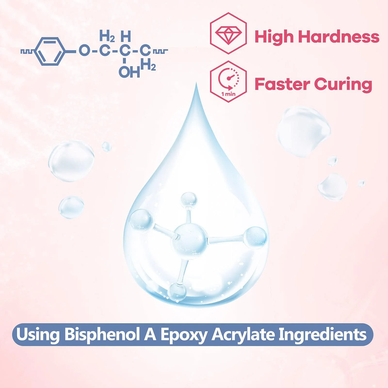 yieho 300g uv resin clear,hard,upgraded crystal clear epoxy resin up premixed uv cure resin for craft jewelry making