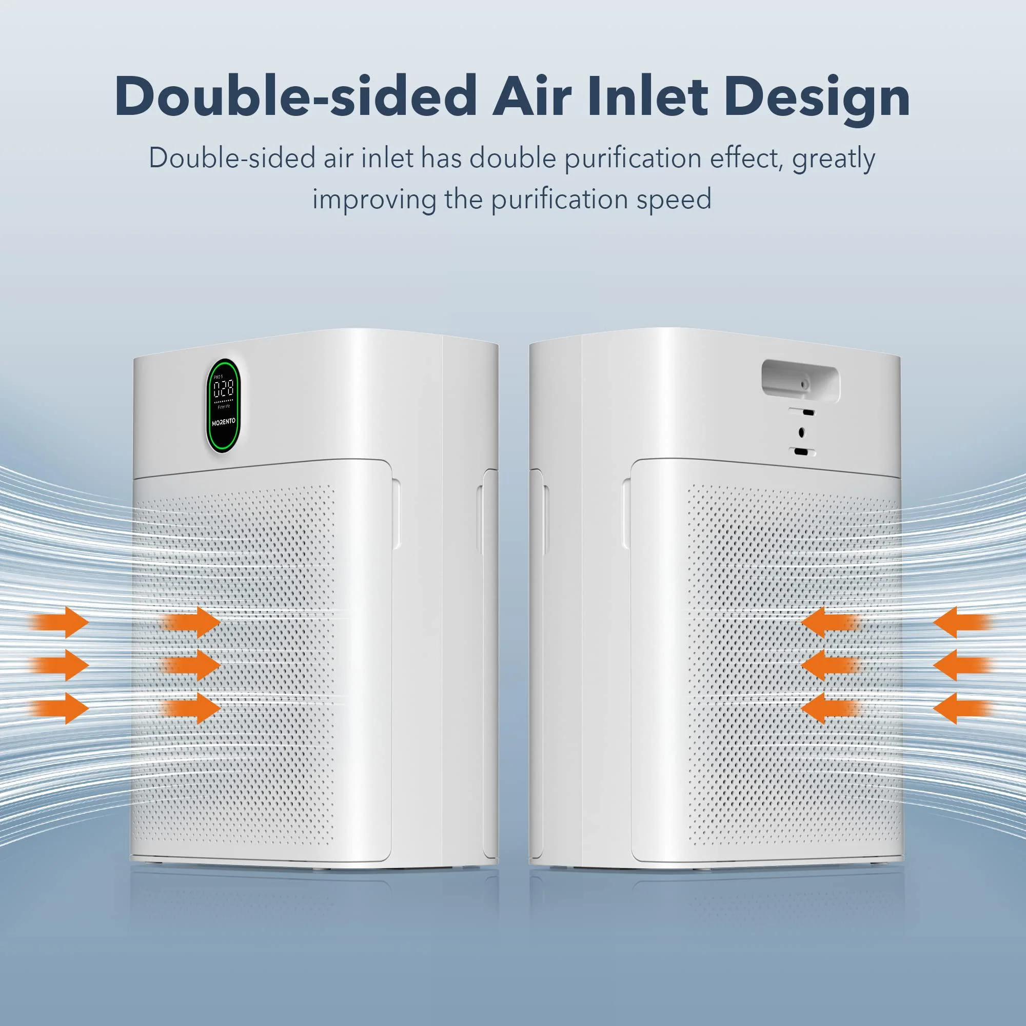 morento air purifiers for home large room up to 1076 sq ft with air quality sensor, morento h13 true hepa filter remove 99.97% of pet
