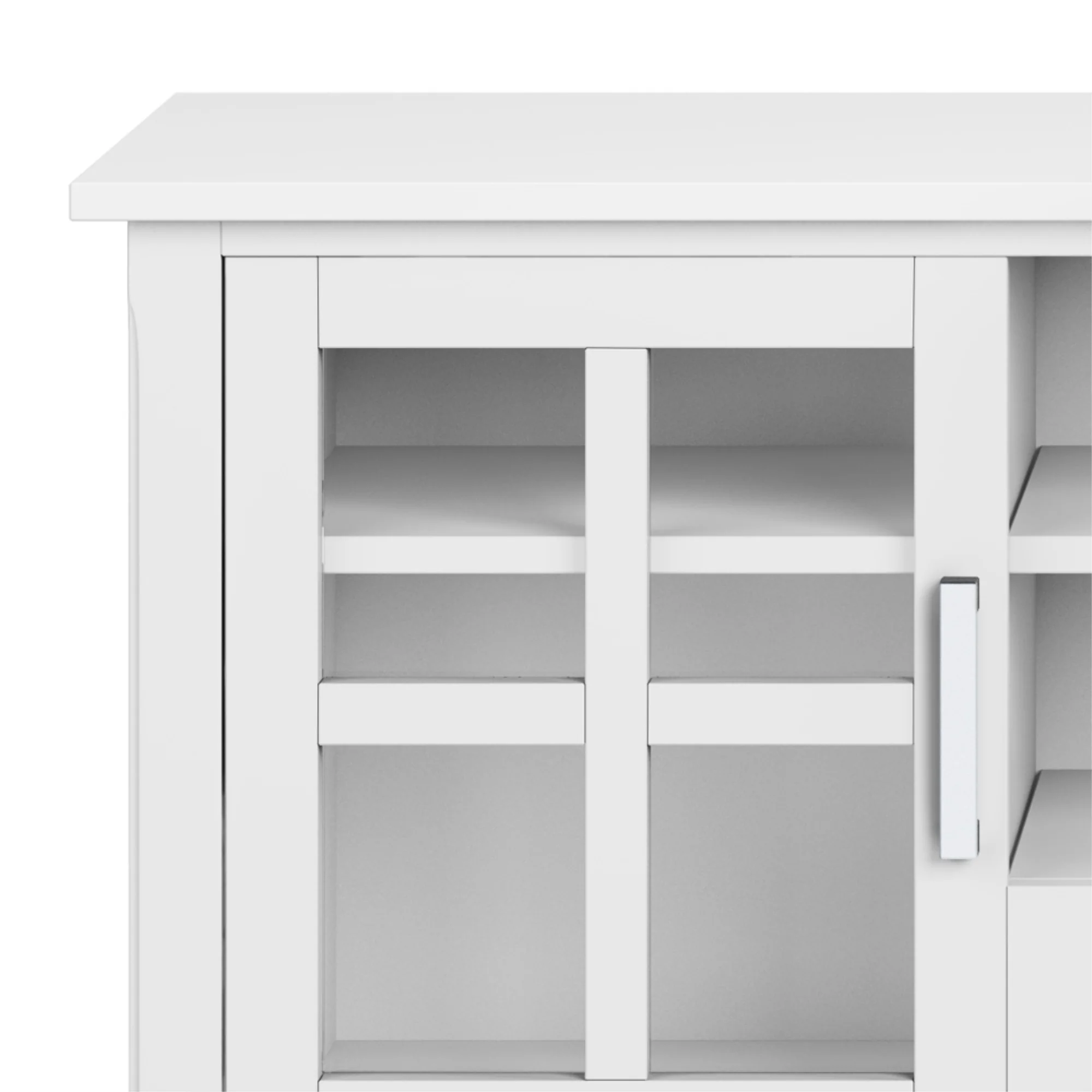 Simpli Home Kitchener SOLID WOOD 60 in Wide TV Media Stand &a; For TVs up to 65 inches
