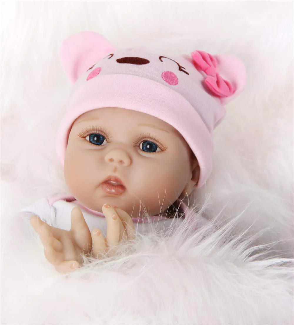 maihao 22inch lifelike reborn baby dolls girls realistic babies cheap that look real life newborn toddler for kids open eyes