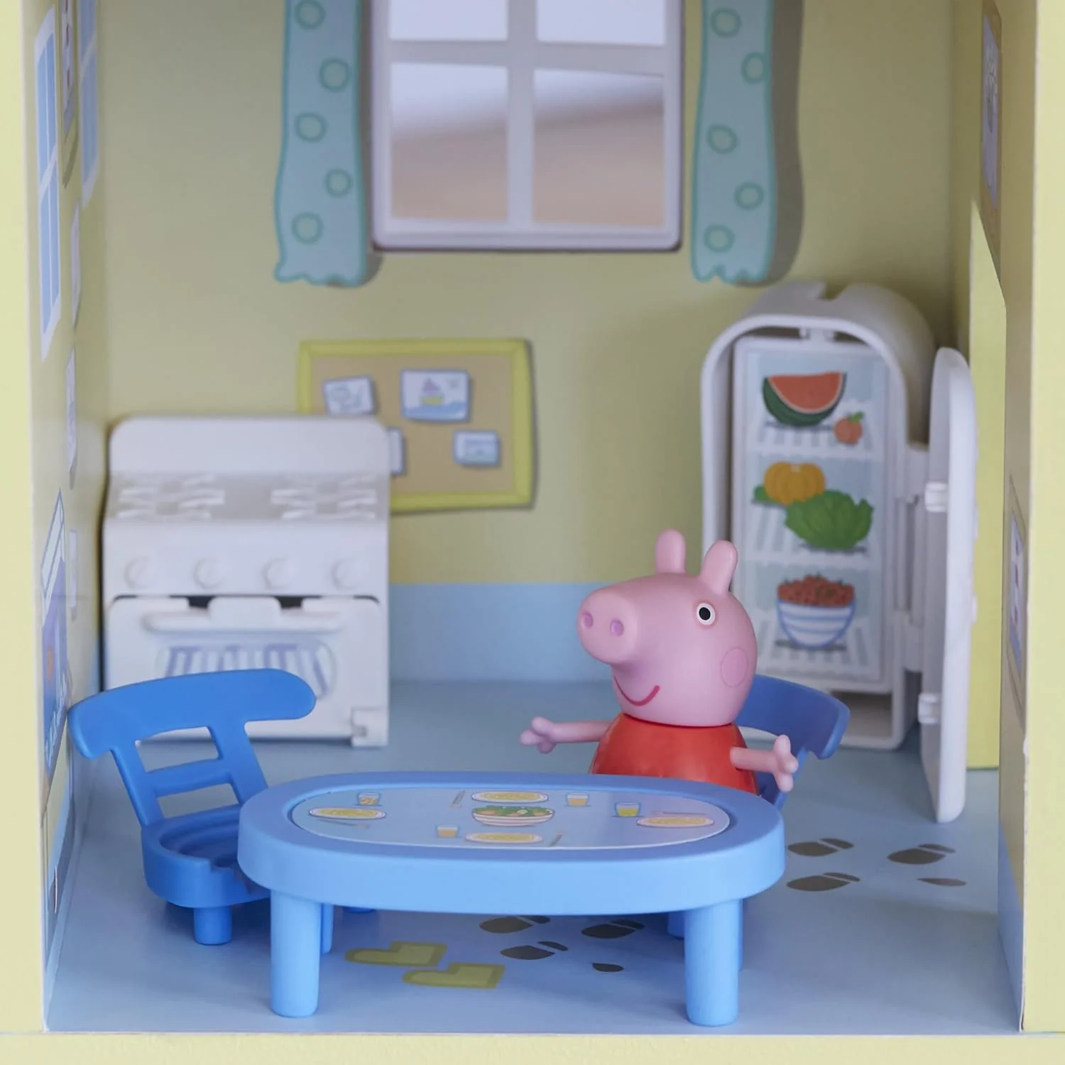 Hasbro Peppa Pig Wooden Deluxe Playhouse, 8 Rooms, Includes 2 Fun Figures and 29 Accessories, Made of Responsibly Sourced Wood, for …