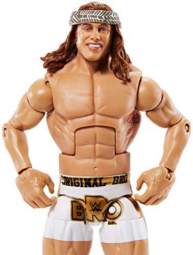 WWE Mattel wwe matt riddle elite series #78 deluxe action figure with realistic facial detailing, iconic ring gear &a; accessories