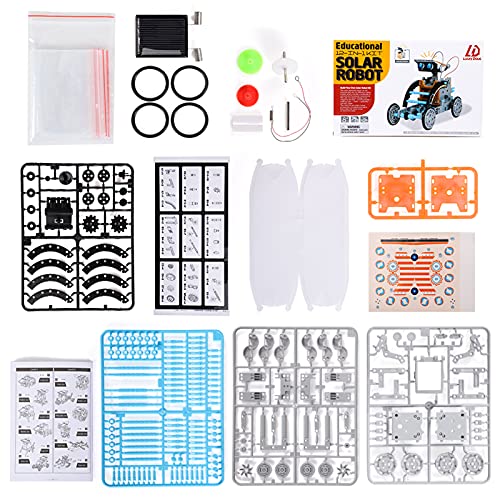 Lucky Doug 12-in-1 STEM Solar Robot Kit Toys Gifts for Kids 8 9 10 11 12 13 Years Old, Educational Building Science Experiment S