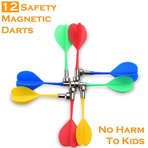 RaboSky Magnetic Dart Board for Kids - Toy Gift for 6 7 8 9 10 11 12+ Year Old, Fun Teen Preteen Tween Boys Girls Birthday Gifts