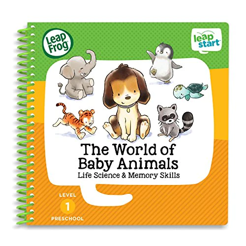 LeapFrog LeapStart Preschool 4-in-1 Activity Book Bundle with ABC, Shapes &a; Colors, Math, Animals