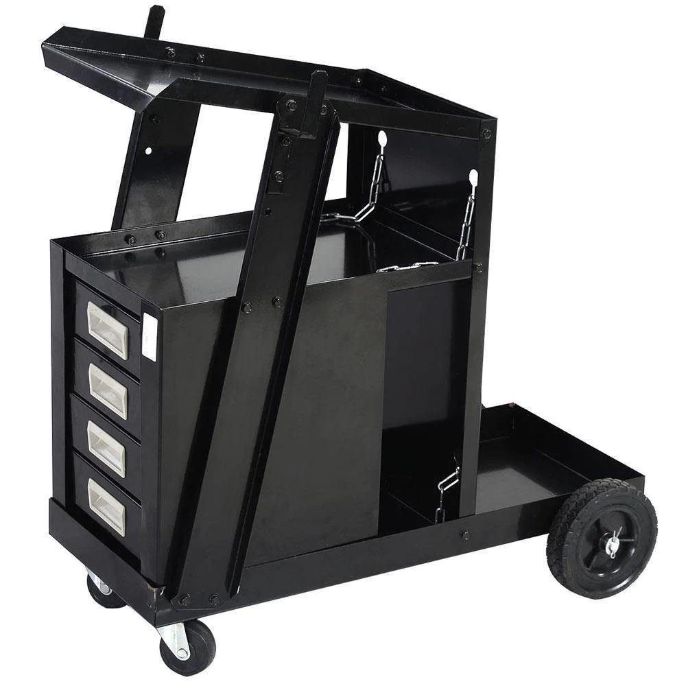 Great Choice Products Drawer Cabinet Welding Welder Cart Plasma Cutter Tank Storage Mig With Wheels