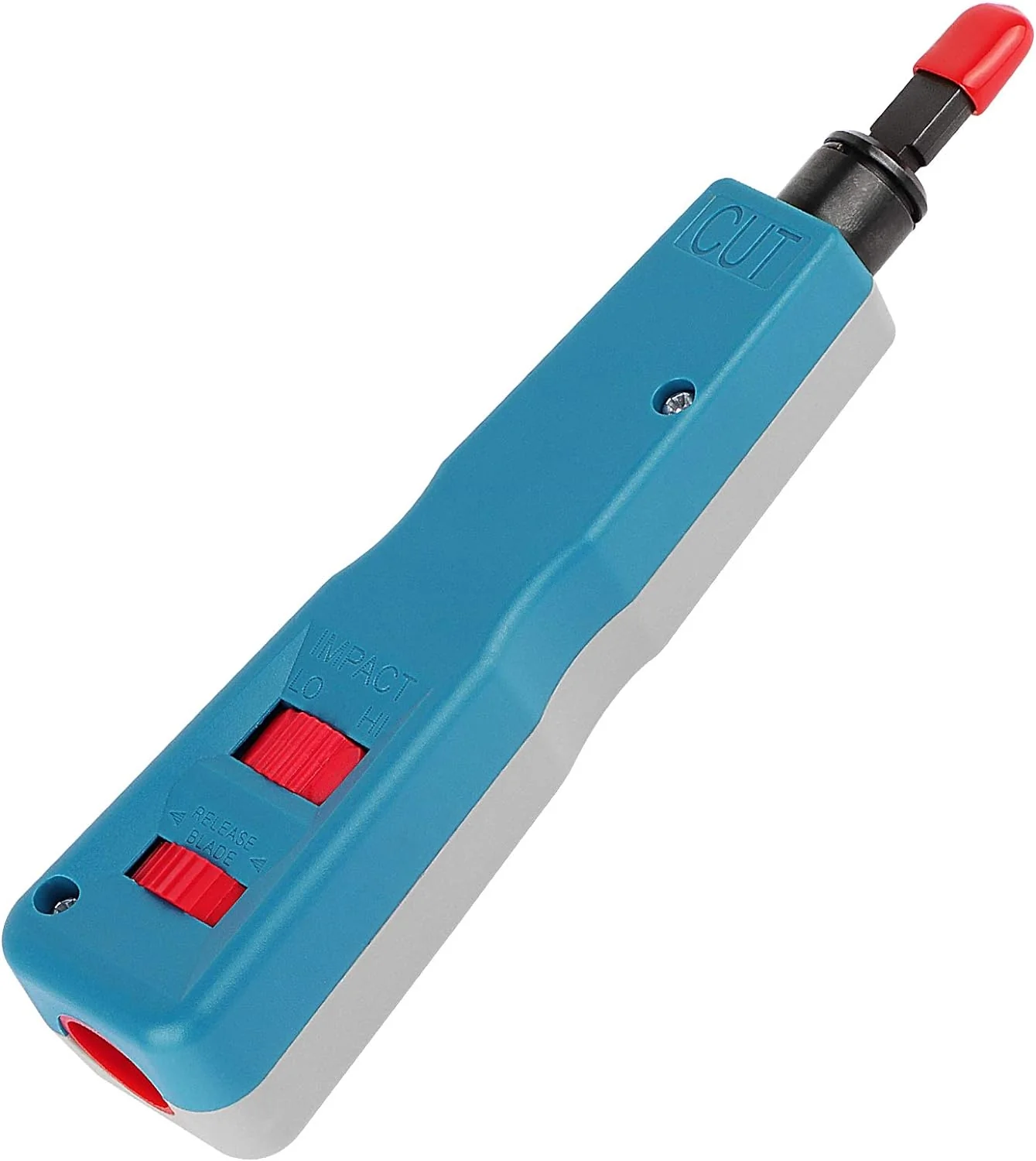 Uvital Professional Impact 110 Ethernet Punch Down Tool with Enlarged Blade Storage for 110/66 Blades, Impact Terminal Insertion Tools
