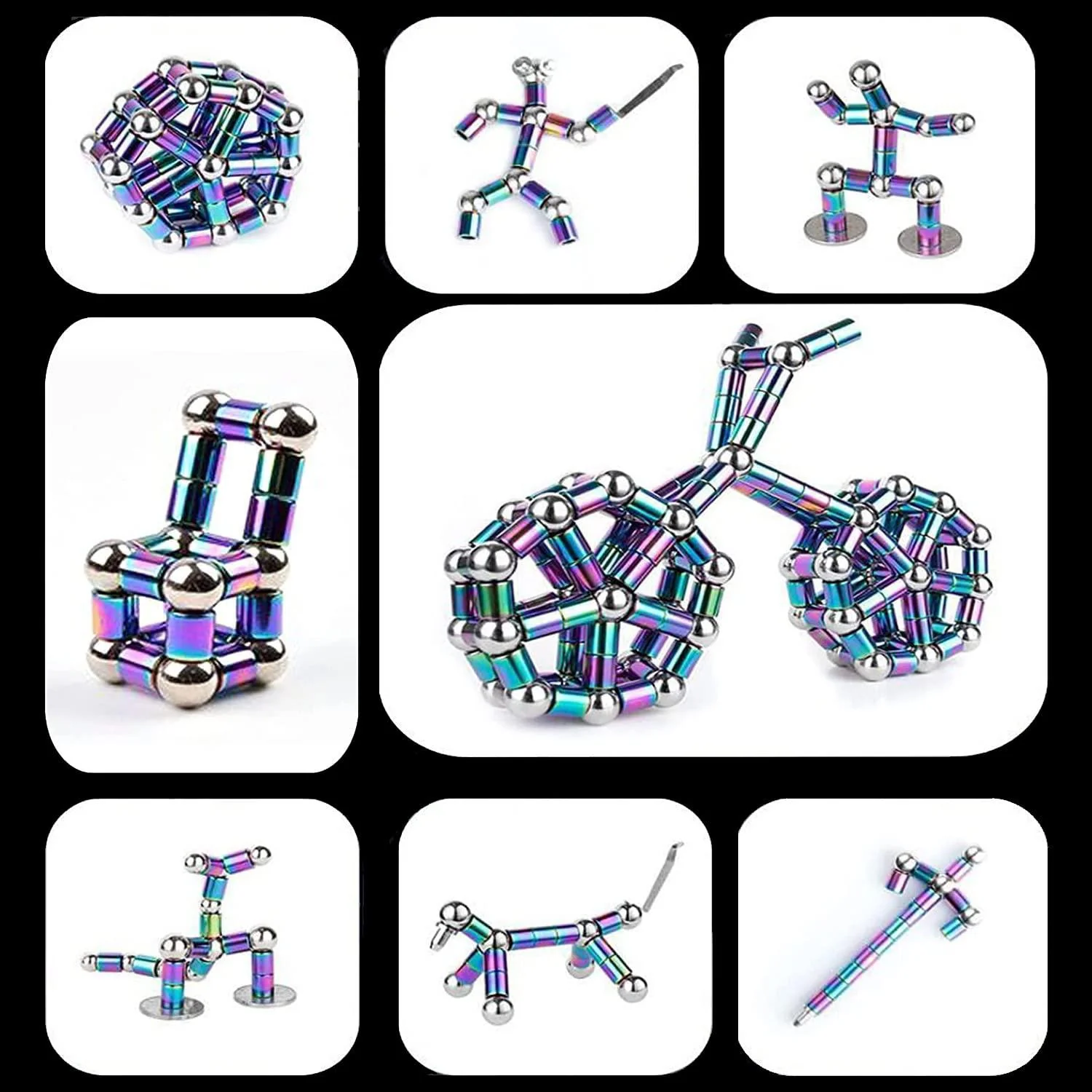 qaqcew fidget pen, decompression magnetic fidget toy pen, magnet pen fidget toy relieve pressure novel toy gift for kids or f