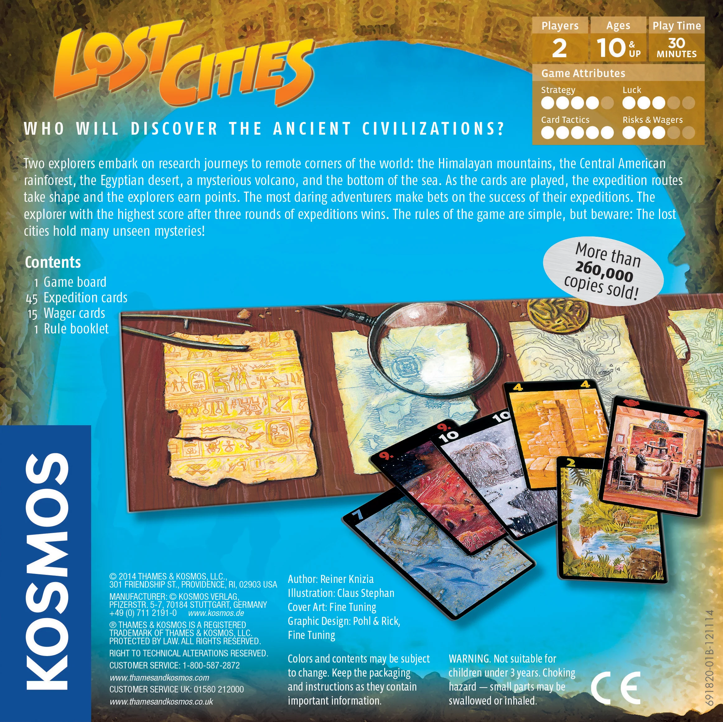 Kosmos Lost Cities - The Card Game