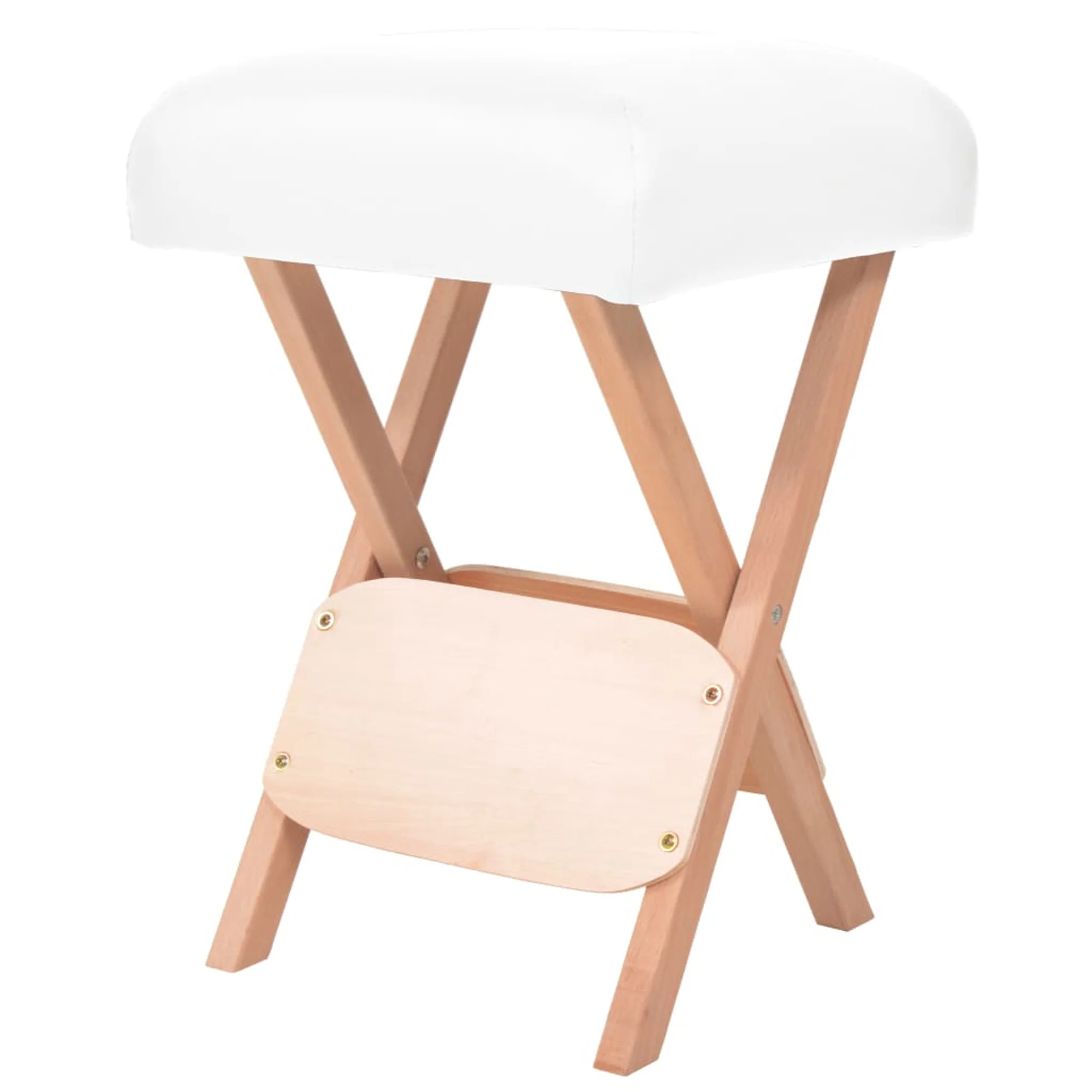 vidaXL Folding Massage Stool with 4.7