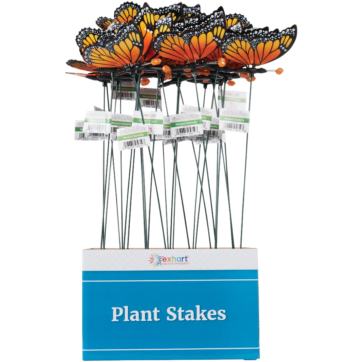 WindyWings Exhart 05819 Exhart WindyWings 16 In. H. Plastic Monarch Butterfly Garden Stake 05819 Pack of 24