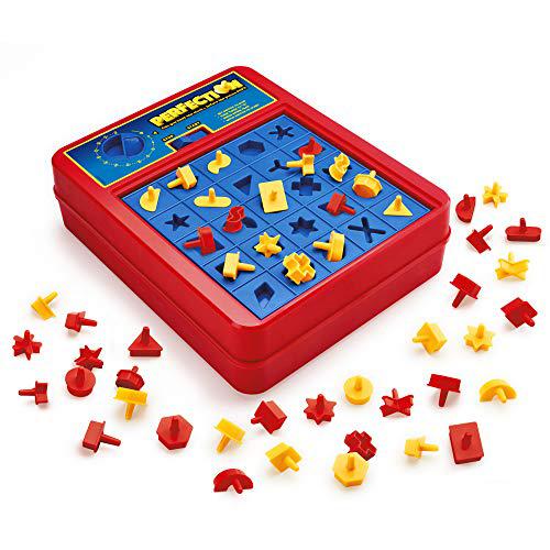 hasbro gaming perfection game plus 2-player duel mode popping shapes and pieces ages 5 and up ( exclusive)