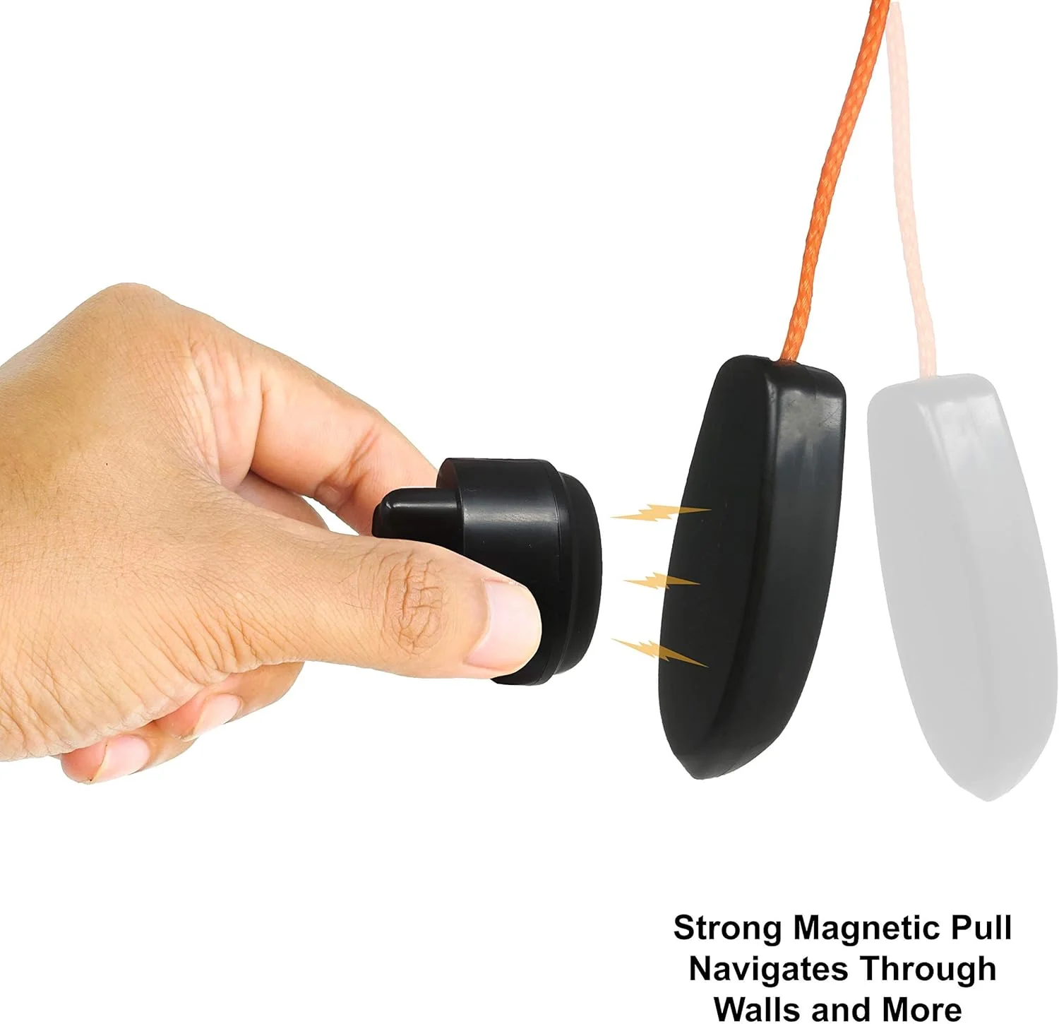 ChromeX Magnetic Wire Pulling System - Wire Routing Magnet Tool Kit - Wall Electrical Cable Navigation System