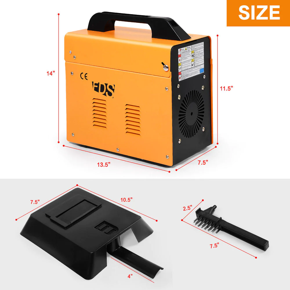 Costway MIG 130 Welder Flux Core Wire Automatic Feed Welding Machine w/ Free Mask