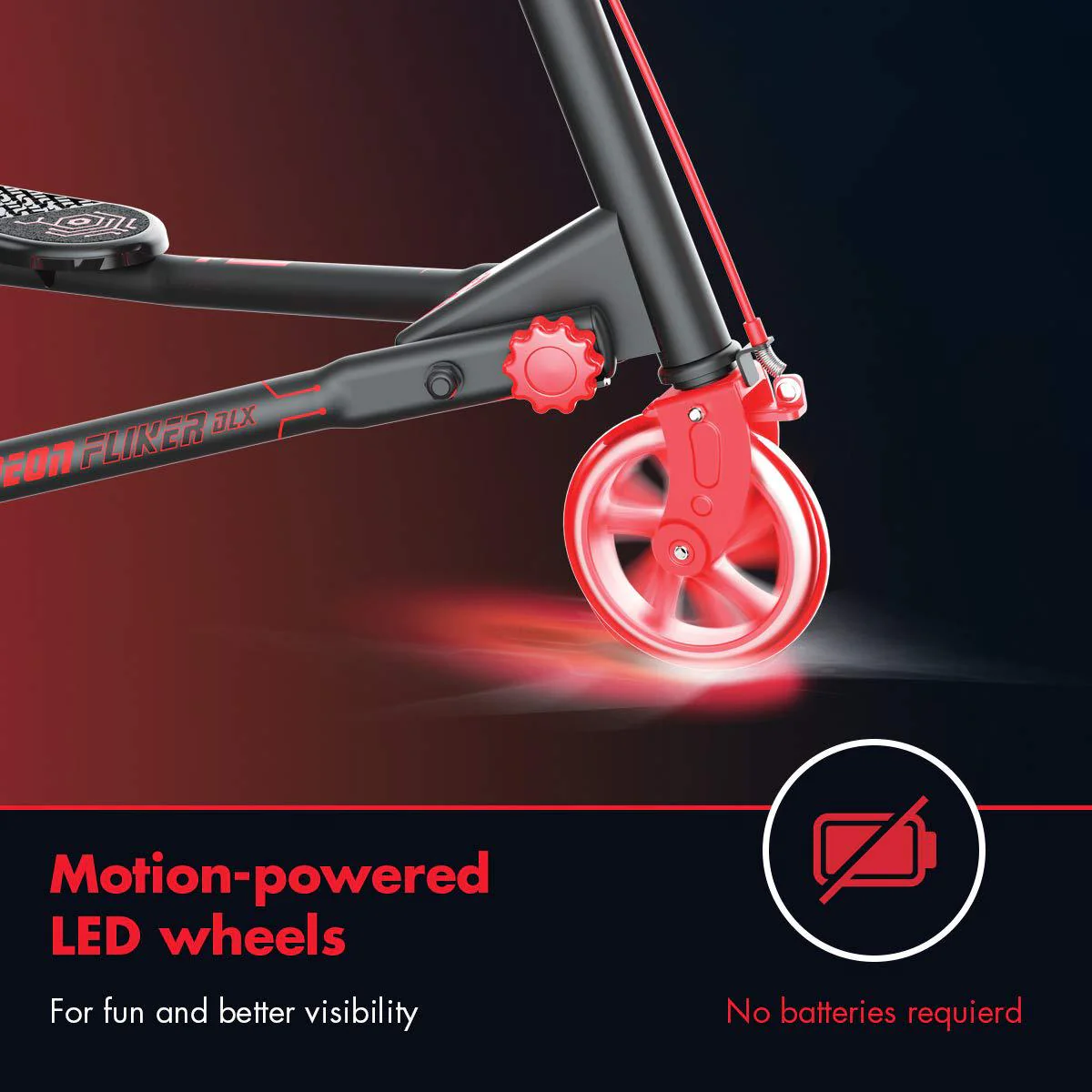 yvolution neon fliker dlx scooter self propelling led wiggle scooter foldable drifting scooter with light up wheels for kids