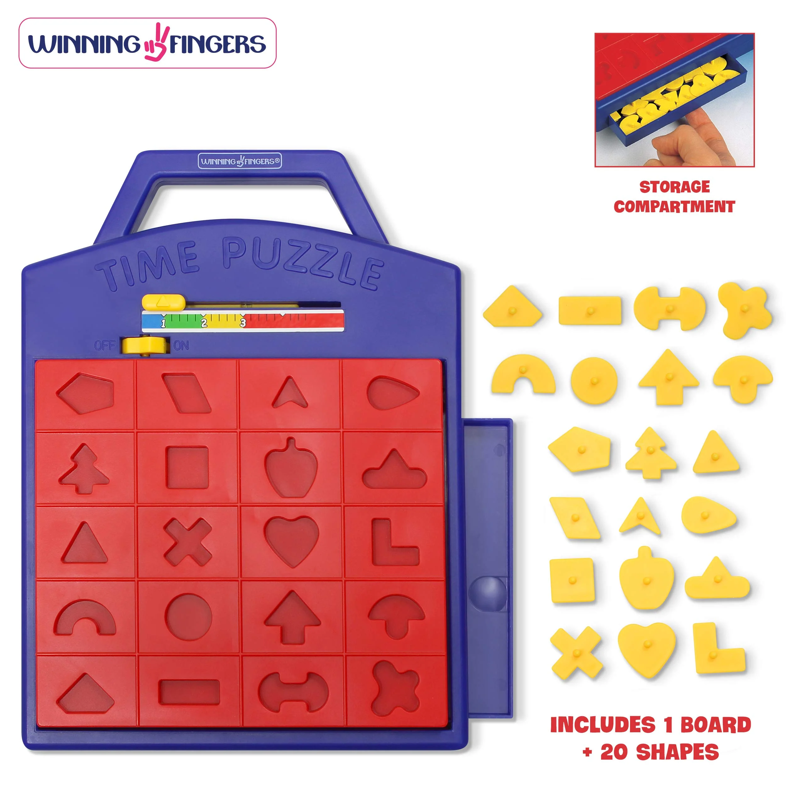 Winning Fingers Shape Toy Puzzle Game - Educational for Kids 3+