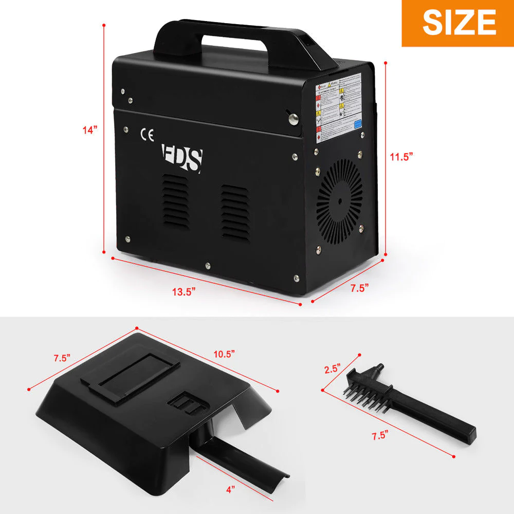 Costway MIG 130 Welder Flux Core Wire Automatic Feed Welding Machine w/ Free Mask