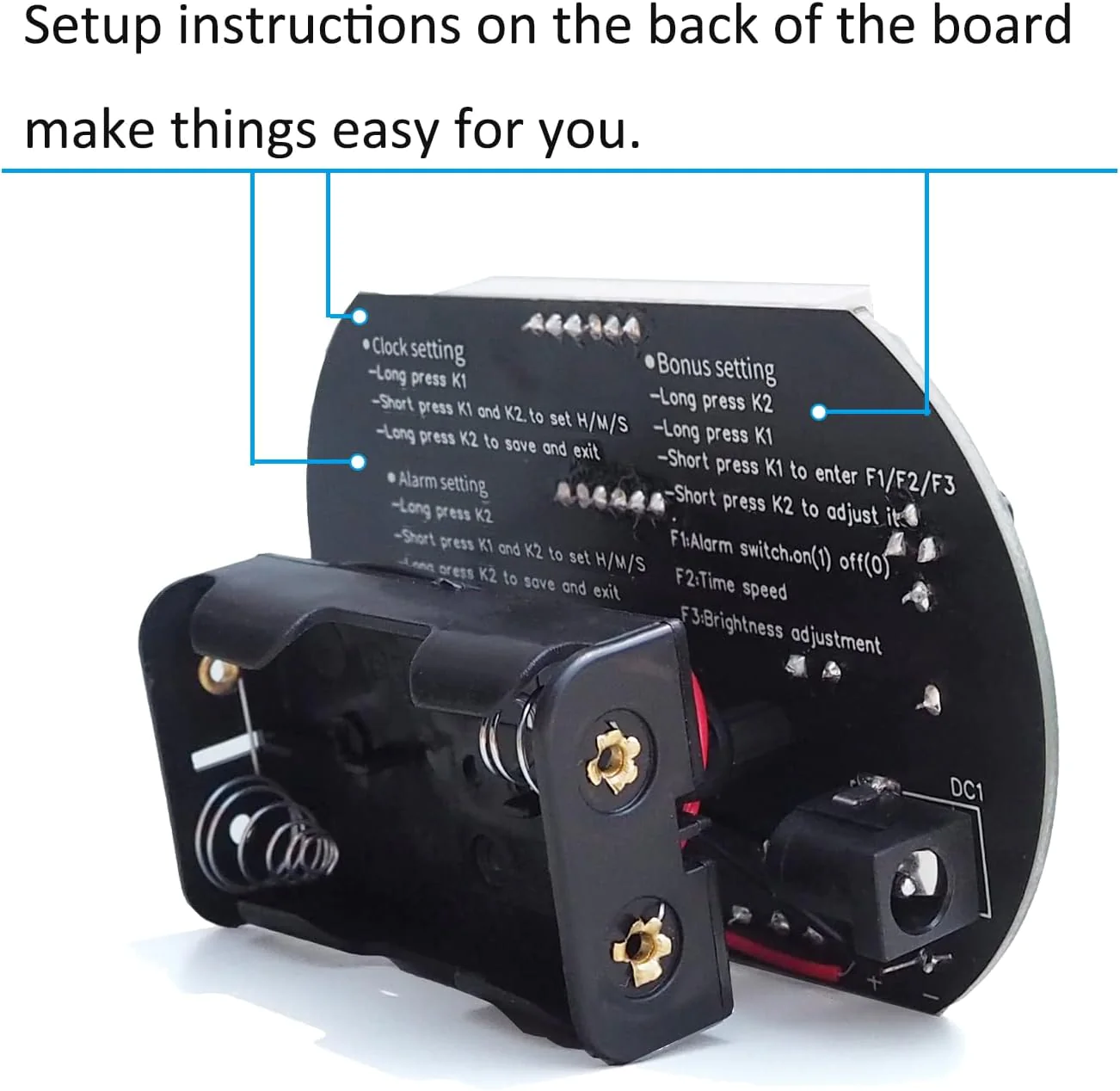 14 years and up VIGURTIME 4-Digit Digital Clock Soldering Project Kit for Learning Practicing Teaching Electronics, Great STEM Project and Gift