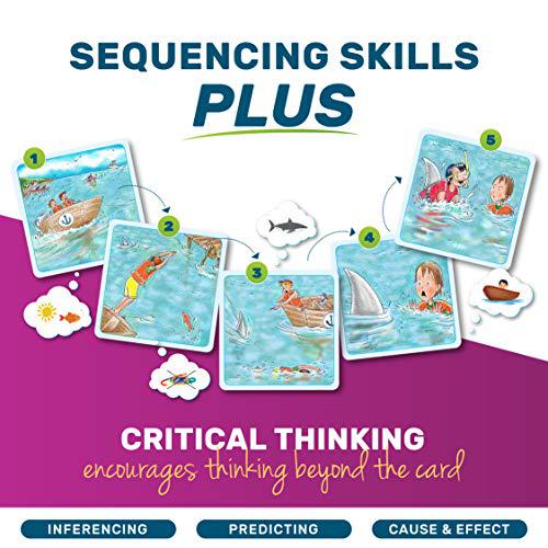 skillease story cues skilled sequence cards an educational therapy game for storytelling, social skills and critical thinking