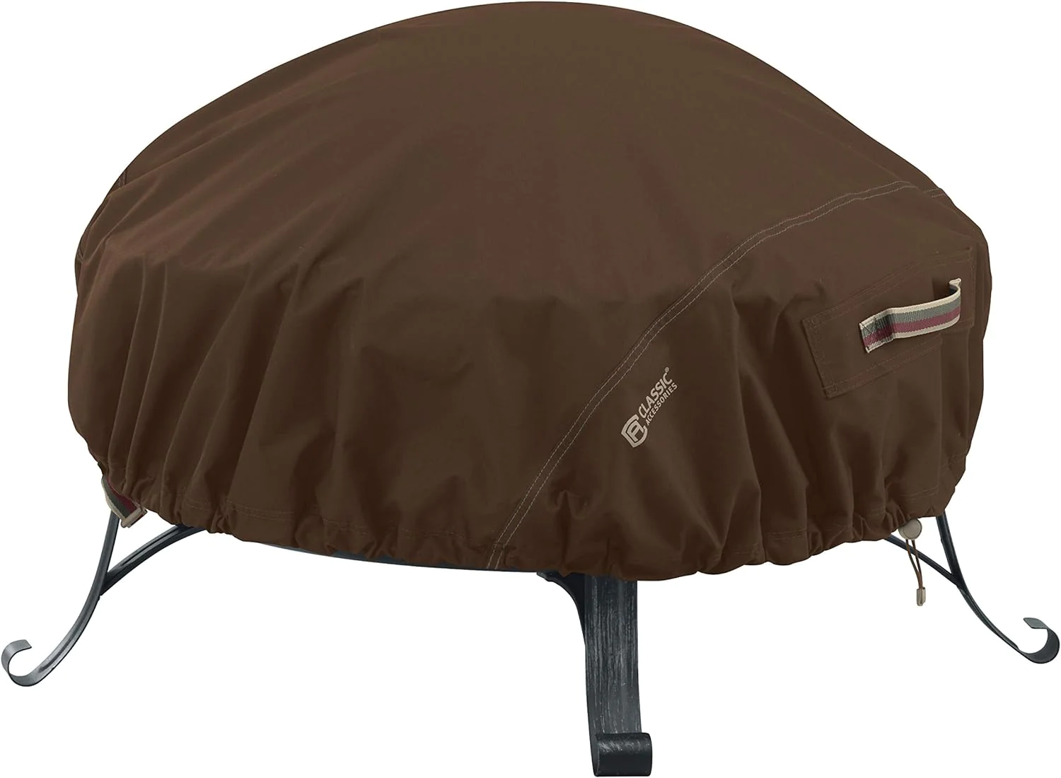 Classic Accessories 55-833-046601-RT Madrona Waterproof 44 Inch Round Fire Pit Cover, 44