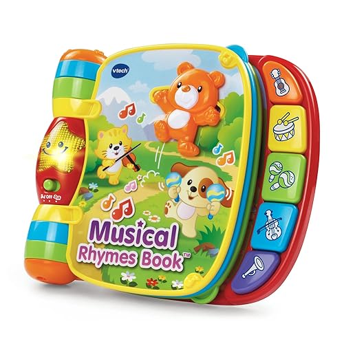 VTech Musical Rhymes Book (Frustration Free Packaging), Red