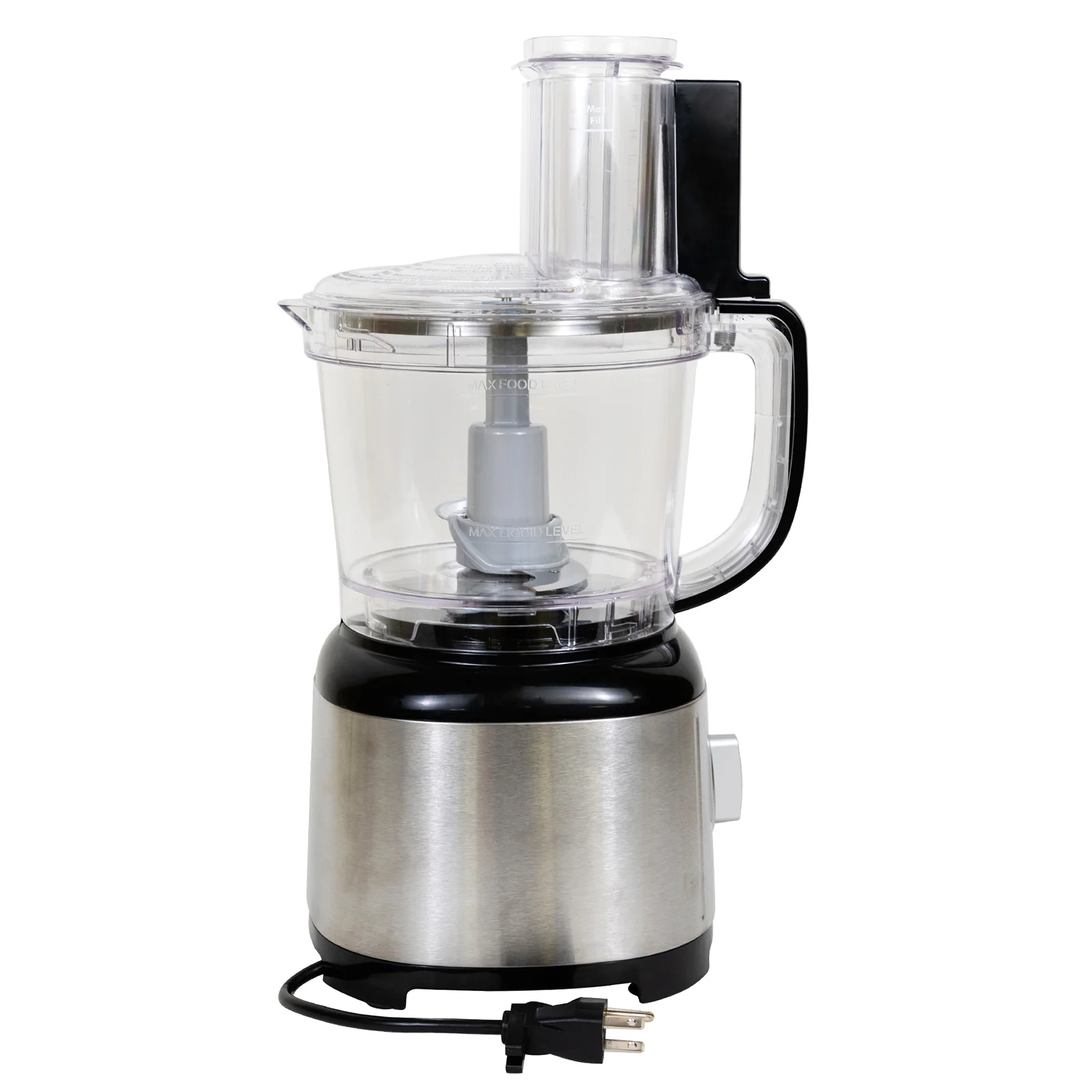 Kenmore KKFP11CB 11-Cup Food Processor and Vegetable Chopper, Black and Silver