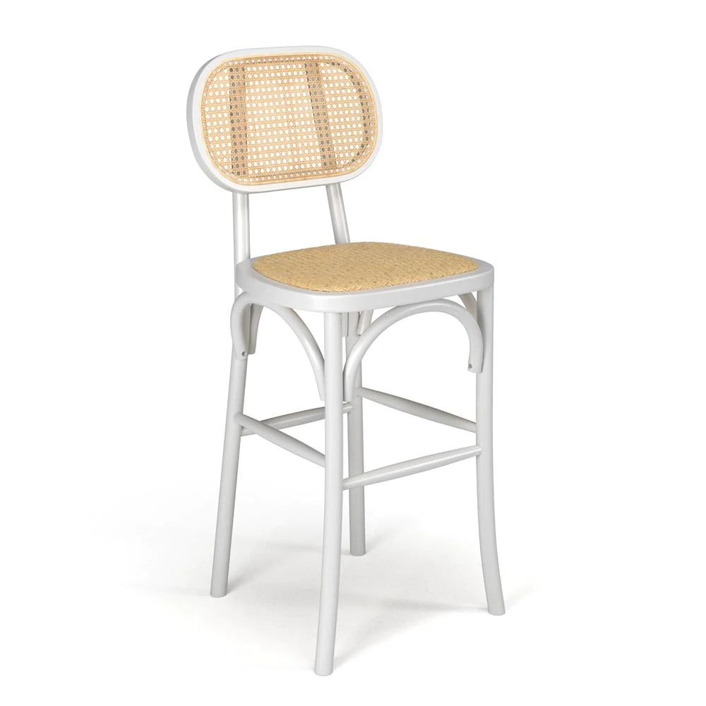 Aeon Teresa Counter Height Stool with Natural Cane