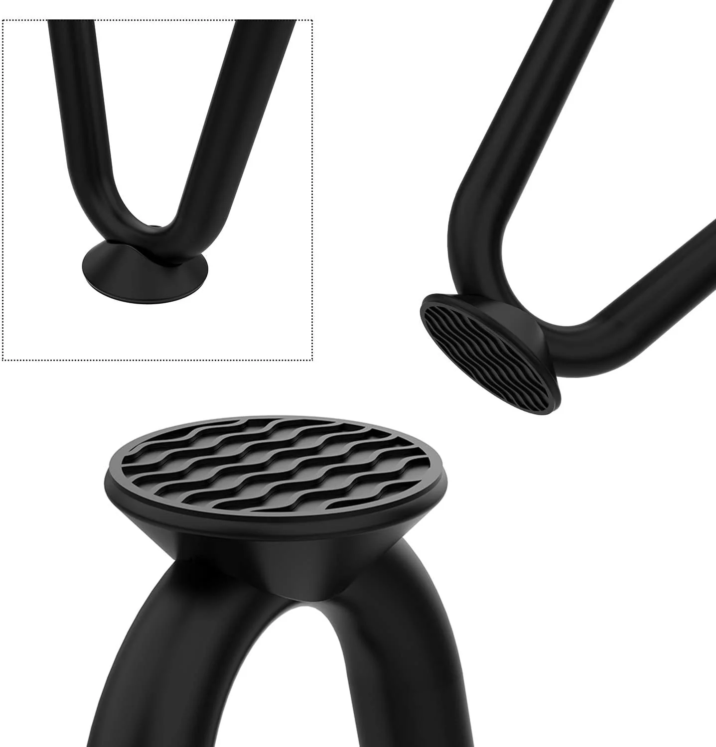 Orgerphy 16&a;#226;&a;#128;&a;#157; Black Hairpin Furniture Legs(4PCS) | Heavy-Duty Hairpin Legs End Table Legs| with Screws and 4