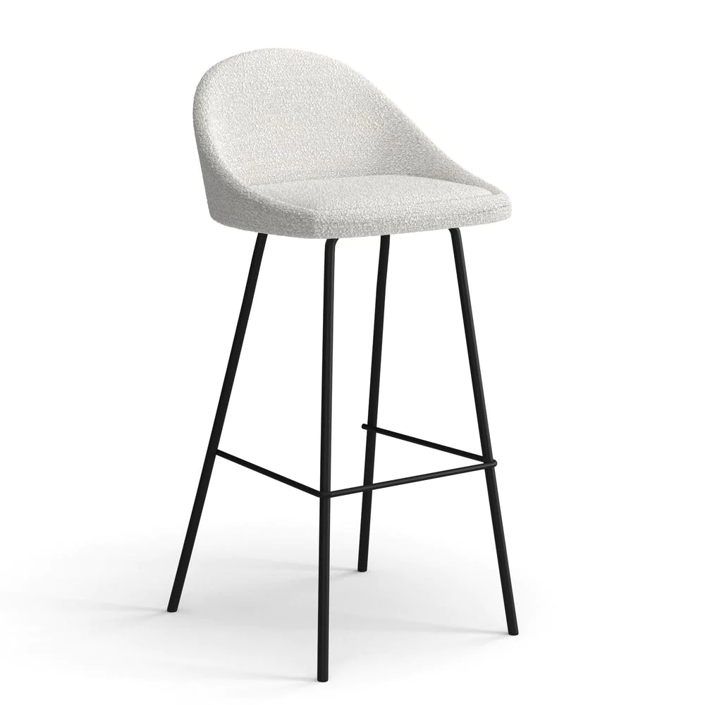 Aeon Marco Boucle Bar Height Stools (Set of 2)