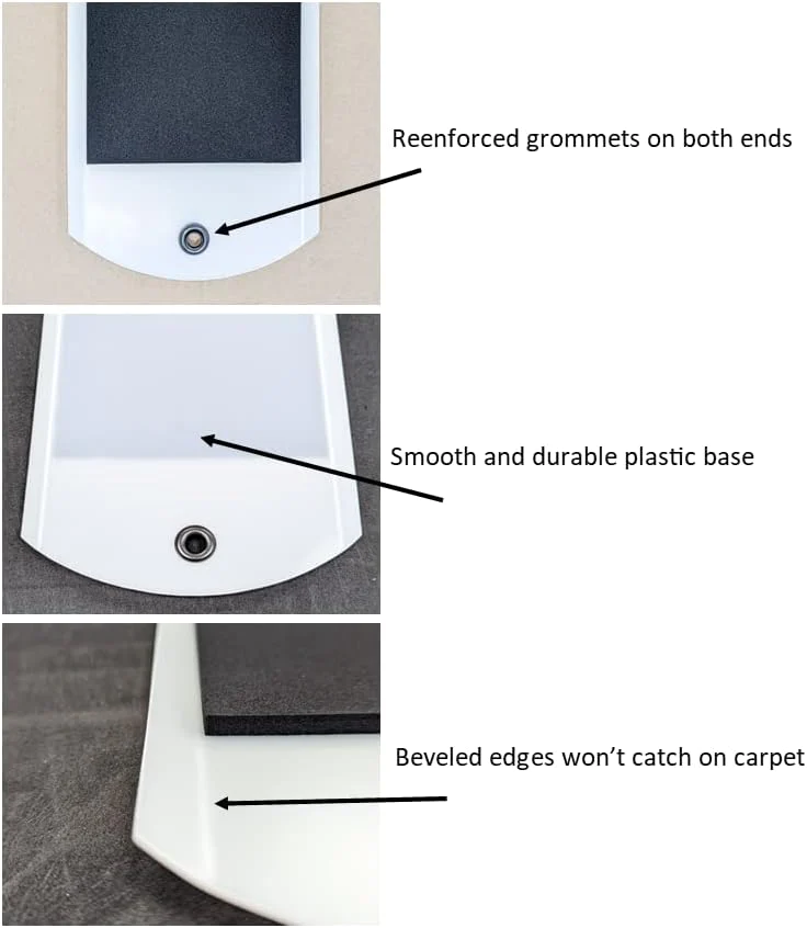 EZ Moves Professional Pull Furniture Slides for Moving Heavy Furniture, Cabinets, Safes, and More on Carpeted Floors, Available in 4