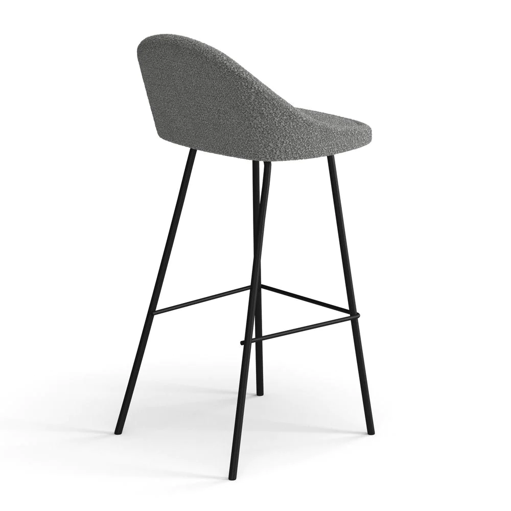 Aeon Marco Boucle Bar Height Stools (Set of 2)