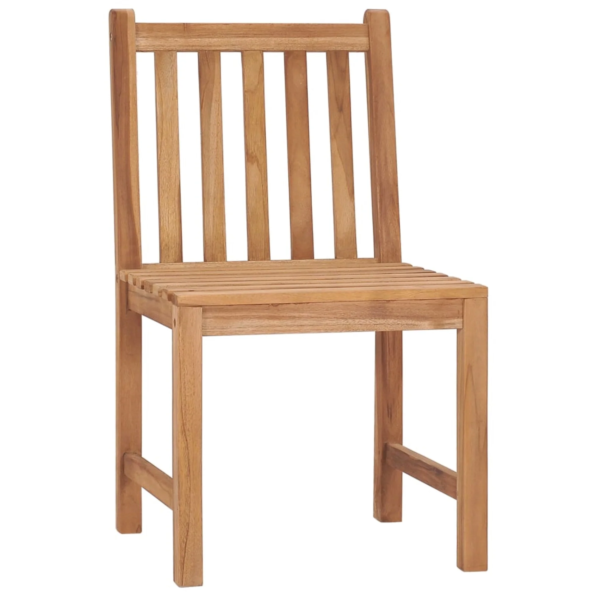 vidaXL Garden Chairs 8 pcs Solid Teak Wood Brown