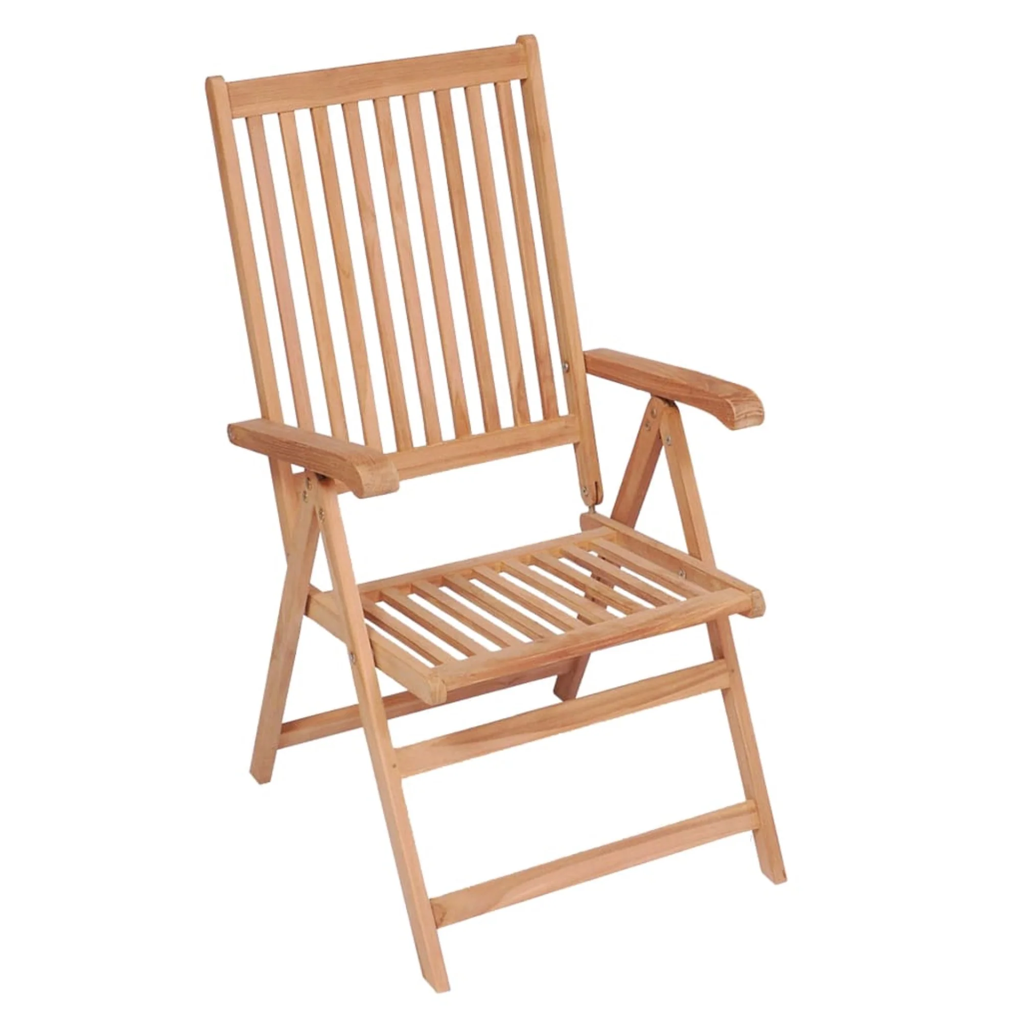 vidaXL Reclining Garden Chairs 6 pcs Solid Teak Wood -