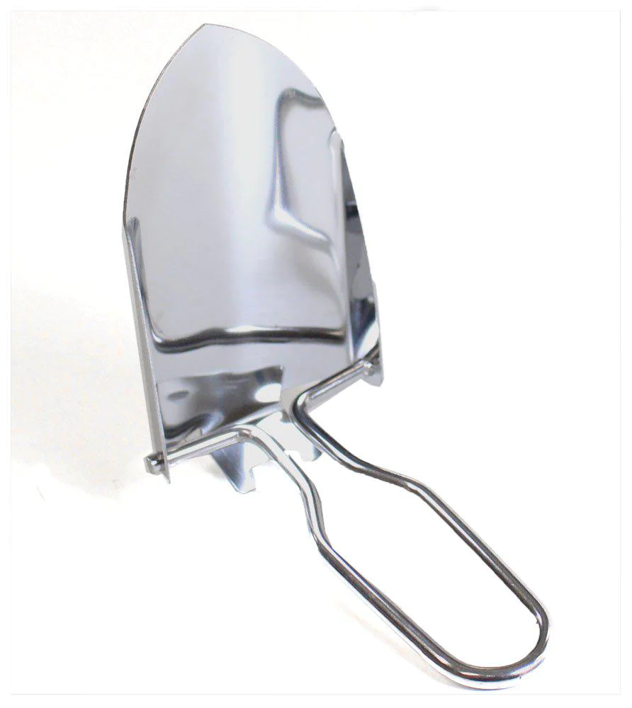 toolusa gardening &a; camping stainless steel folding hand shovel with belt pouch: tc750-pkt-yx