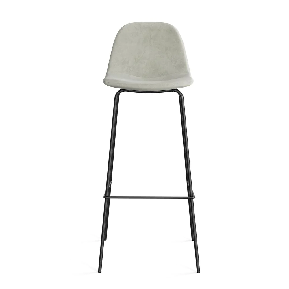 Aeon Maxine Velvet Bar Height Stools (Set of 2)