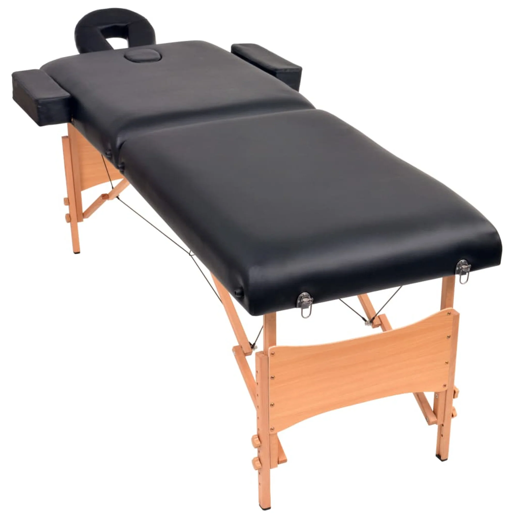 vidaXL 2-Zone Folding Massage Table and Stool Set 3.9