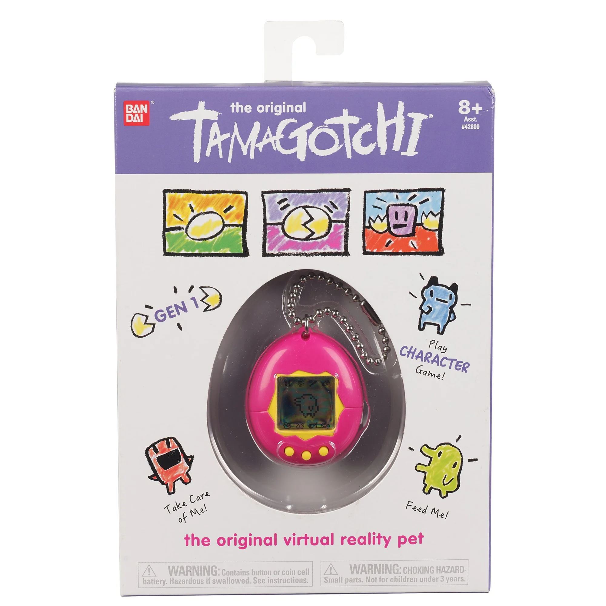 Bandai Toys Original Tamagotchi - Pink Yellow