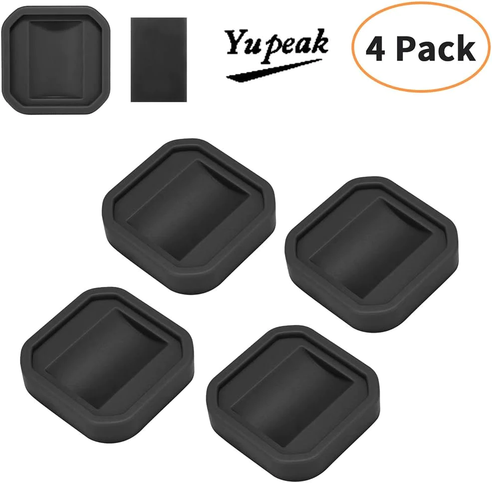 Yupeak Furniture Wheel Caster Cups/Floor Protectors, Silicone Non-Slip Caster Cups is Deal for Furniture Small Wheels/Furniture Leg an