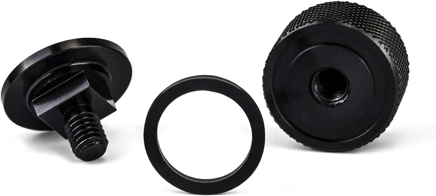 3mirrors Welding Hood (Pipeliner) Helmet Fasteners Black Headgear Replacement Parts Accessories Screws Flip Hood Aluminum - Anodized w/S
