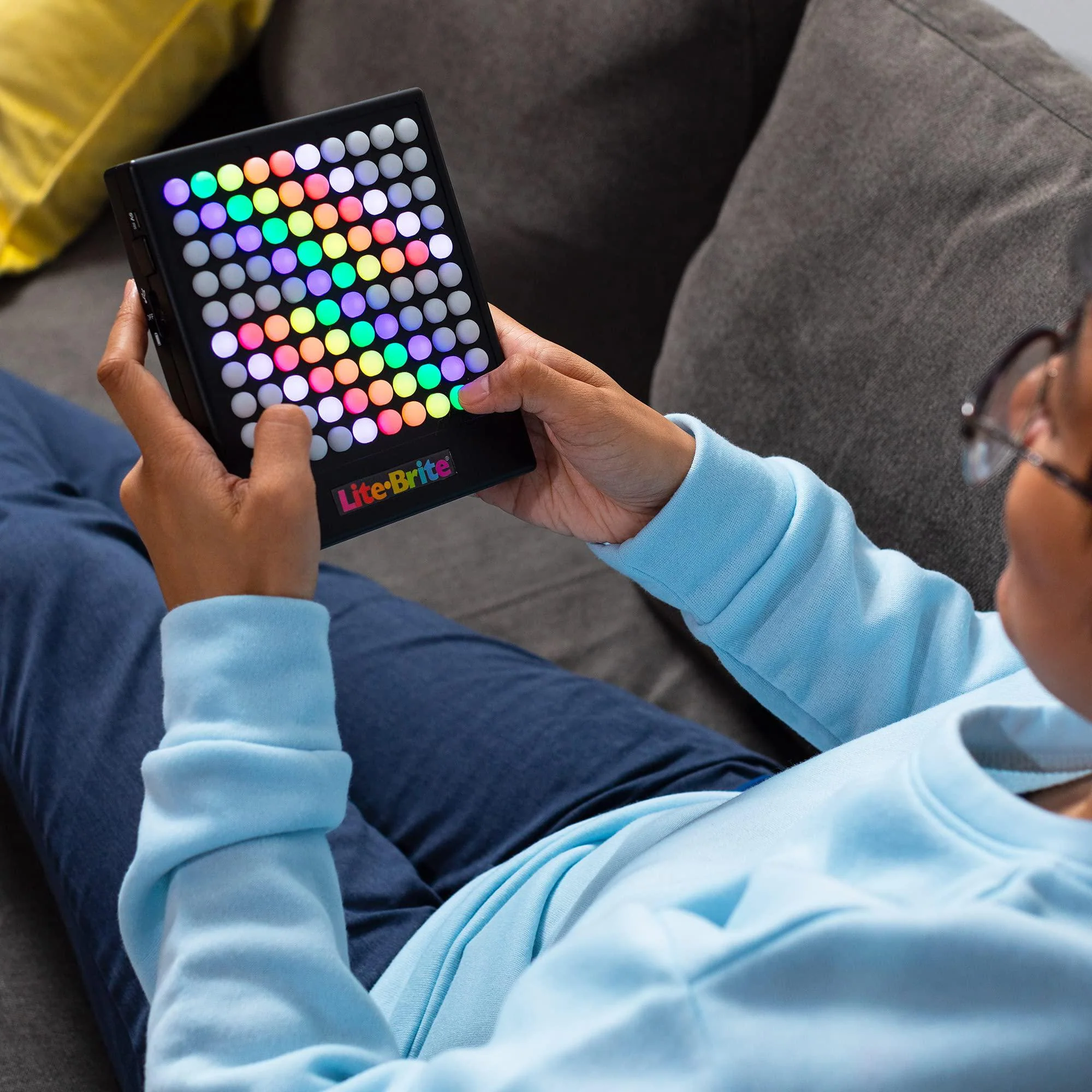 Lite-Brite lite brite touch - create, play and animate - light up portable stem sensory learning toy - ages 6+