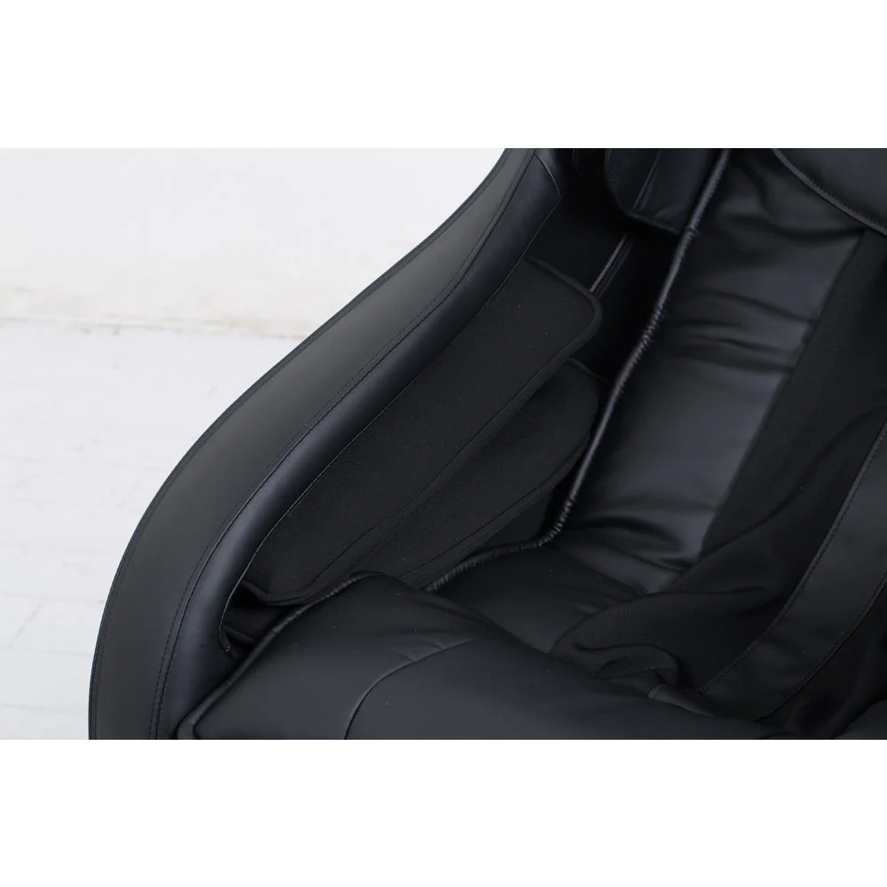 Best Master Furniture Elvis Black Faux Leather Premium Massage Chair with Bluetooth Speaker