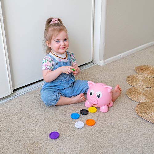 Learning Journey Int&s;l The Learning Journey Learn with Me - Numbers &a; Colors Pig E Bank - Color and Number STEM - Teaching Toddler Toys &a; Gifts for Boy